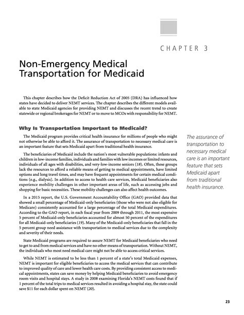6 million <strong>Medicaid</strong> beneficiaries “miss or delay care” annually due to <strong>transportation</strong> problems. . Florida medicaid non emergency transportation handbook